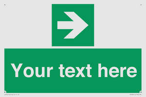 Custom Arrow Right Sign